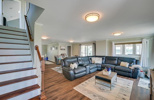 North Weymouth House | Weymouth Waterfront Getaway with Swim Spa and Hot Tub