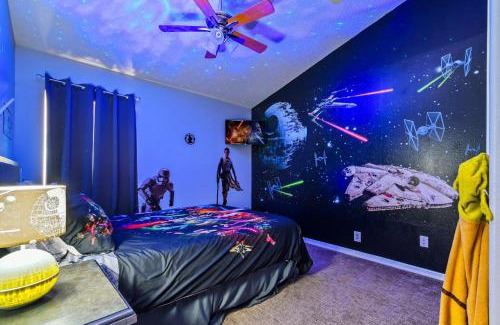 Windsor Palms House | Wheelchair accessible Lakeview 4BR house with pool spa themed rooms game room
