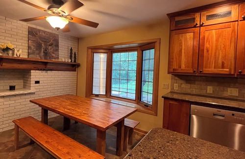 Dane County House | Where cabin coziness meets near-city living convenience.