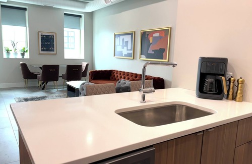 Grand Island Condo | Where the Lights Glow Downtown Condo