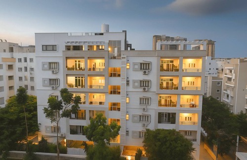 Gachibowli Apartment | White Fern Stays