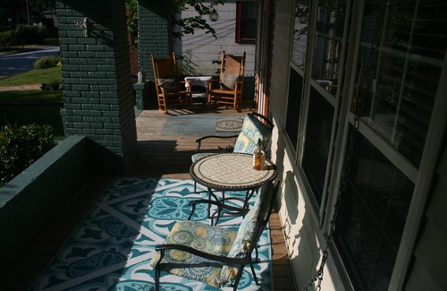 Hyman Heights Historic District House | White Hare Bungalow Downtown Hendersonville, NC