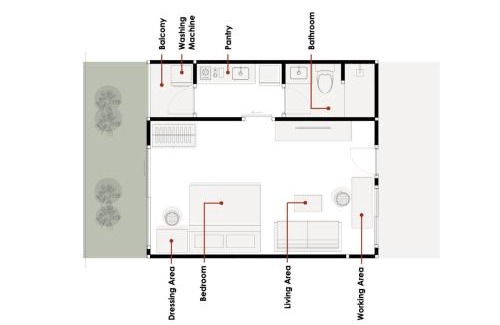 Chalong Apartment | White House Apartment - Chalong