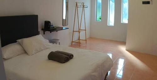Kampung Kedawang Hotel | White Village Pool Chalet