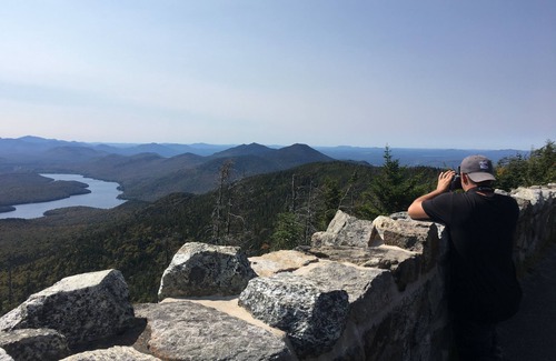 North Pole Cabin | Whiteface Camp with private creek - cabin in charming Wilmington with A-Frame