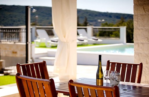 Sibenik Villa | Whitestone Villa Dubrava - three bedroom house with a swimming pool