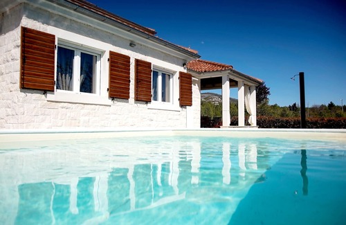 Sibenik Villa | Whitestone Villa Dubrava - three bedroom house with a swimming pool