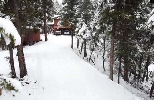 Seeley Lake Apartment | Whitetail View, Secluded, Hot Tub-Spectacular View.