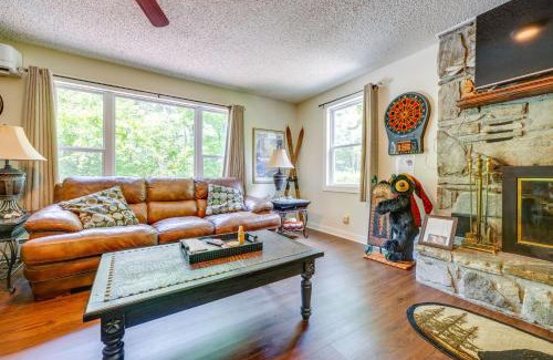Qualla House | Whittier Vacation Rental Cabin with Private Hot Tub