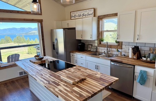 Big Arm House | Wild Horse Sunrise at Flathead Lake