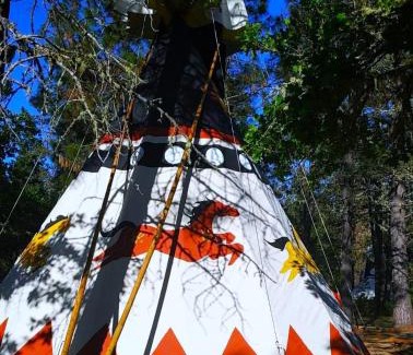 Cave Junction Other | Wild Horses Luxury Tipi - Adjustable King Bed