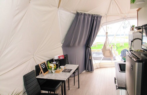 Pomquet Resort | Wilderness Dome Nature Escape! Full Amenities, Waterfront Views, Spa & Firepit