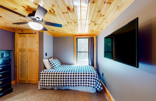 Rangeley Plantation House | Wilderness retreat near skiing with large deck, grill, firepit, & W/D - dogs ok