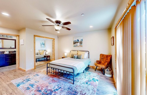 Woodlands House | Wilderness stay with enclosed yard, hammock, grill, game tables, & fireplace