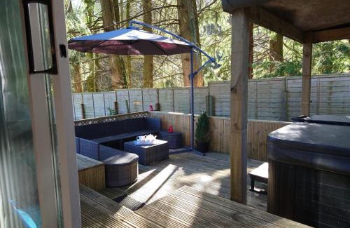 Beattock House | Wildwood Cabin - Sleeps 6 Hot Tub & Parking