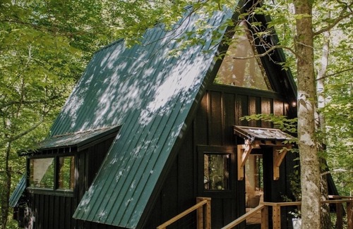 Abbeville Cottage | Wilewood A-Frame nSecluded/RomanticnHot Tub/Cold plunge