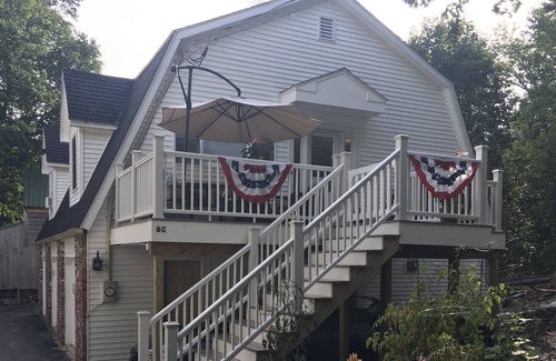 Wolfeboro Apartment | Win-win! Relax at our place or relax at the lake