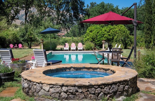 Kenwood House | Wine Country Estate: Year-round Pool, Spa, Bocce, Exceptional Private Location