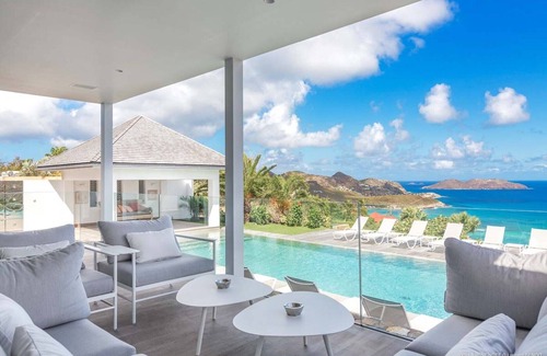 Morne Criquet Villa | Wine Note - Elegant Villa in St Barts - Ocean Views