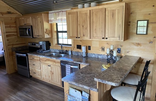 Johnson City Cabin | Wine Road Ranch Retreat Free LV2 EV charging, Starlink WiFi, fire pit, deck
