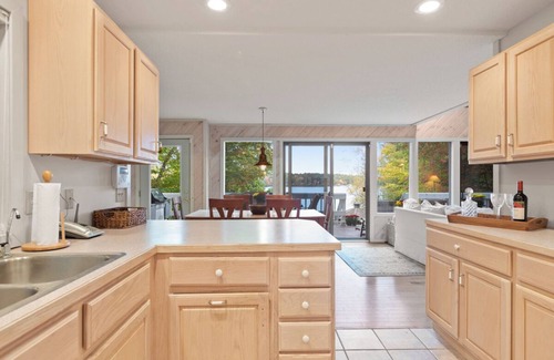 Moultonborough House | Winnipesaukee Lakeside Retreat with Private Beach Dock and Beautiful Views