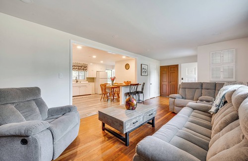 Winston - Salem House | Winston-Salem Home on 2 Acres - Spacious Deck!