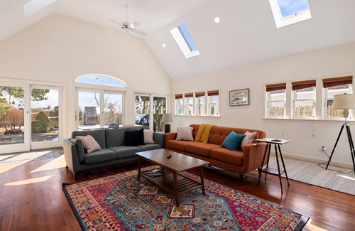 Nahant House | Winter home near the beach with fenced yard, patio & firepit
