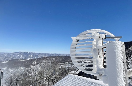 Beech Mountain Cabin | Winter is here! We are very close to the slopes.