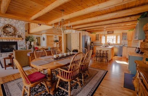 Bellaire House | Winter-Summer-Wonderland! Luxury Log Home Shanty Creek Resort