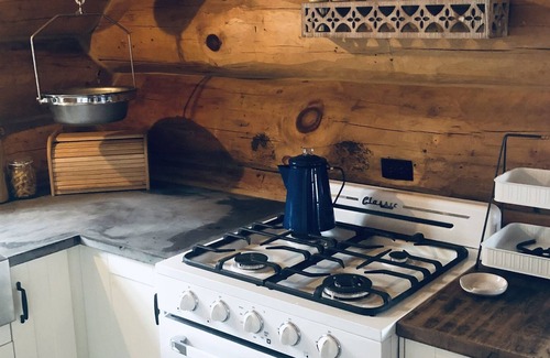 Goodman Cabin | Wisconsin log cabin: Beautiful, private, & on ATV trails along Peshtigo River