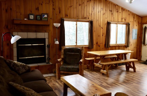 Lac du Flambeau Cabin | Wisconsin Northwoods Lakeside Cabin w/private dock. 394-acre lake! Pet Friendly!
