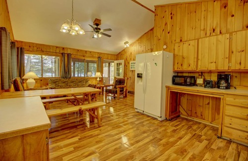 Lac du Flambeau Cabin | Wisconsin Northwoods, Lakeside Cabin w/shared Dock. ADA Friendly. Pet Friendly!