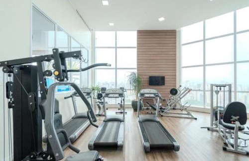 Goiania Apartment | WLK22 - Flat Vista para Parque Cozinha Completa