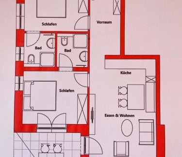 Muhldorf Apartment | Wohnen am Almufer - Ferienwohnung Straßmair