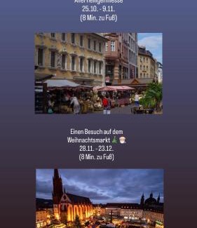 Wuerzburg Apartment | Wohnung Alte Mainbrücke - GRATIS KAFFEE - NETFLIX - BALKON