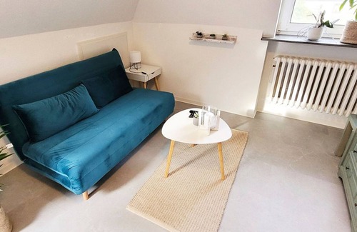 Ostenfeld Apartment | Wohnung Zwischen Nord- und Ostsee mit Fitnessraum
