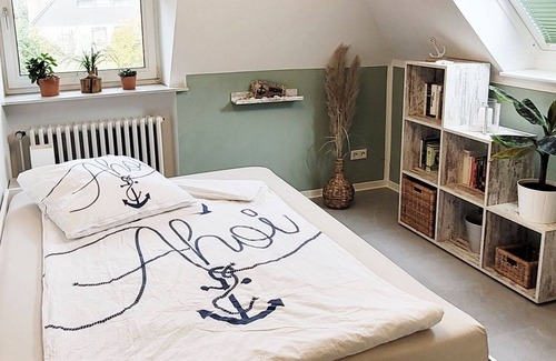 Ostenfeld Apartment | Wohnung Zwischen Nord- und Ostsee mit Fitnessraum