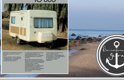 Kreptitz RV Rental | Wohnwagen 06 IC 355 - Ostalgie Intercamp Direkt AM Strand - Nonnevitz auf Rügen