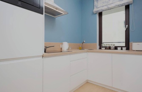 Wola Apartment | Wolska 45 | Dark Blue Studio | Air Conditioning