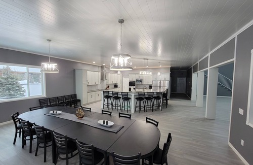 Longville House | Woman Lake Beach House - Family Reunion - Private 100' Wide Beach