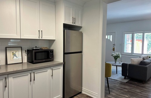 Downtown Apartment | Wonderful Downtown Luxury One-Bdrm w/Fireplace, Patio, BBQ and On-Site Laundry