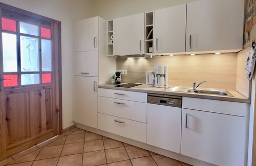 Altharlingersiel Apartment | Wonderful Gulfhof:45sqm apartment Lütt Stuuv for 3 persons, terrace & garden