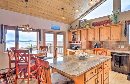Michigan Hill House | Wonderful Hilltop Hideaway w/ Deck & Mtn Views!