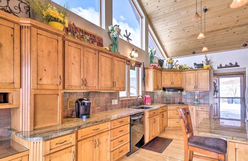 Michigan Hill House | Wonderful Hilltop Hideaway w/ Deck & Mtn Views!