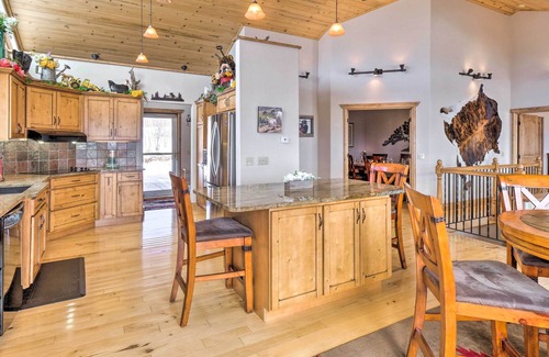 Michigan Hill House | Wonderful Hilltop Hideaway w/ Deck & Mtn Views!