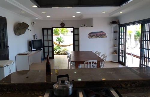 Matinhos House | Wonderful House of the Totem. '. facing the beach.