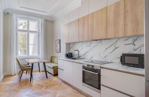 Altlerchenfeld Apartment | Wonderful Josefstadt 2BR w/Cellar & Elevator, nr Tram, by Blueground