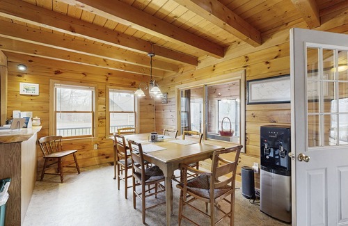Sebec Cabin | Wonderful Lakefront Gem W/Free WiFi, Dock, Private Beach, Kayaks, Canoe & More