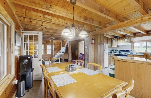 Sebec Cabin | Wonderful Lakefront Gem W/Free WiFi, Dock, Private Beach, Kayaks, Canoe & More