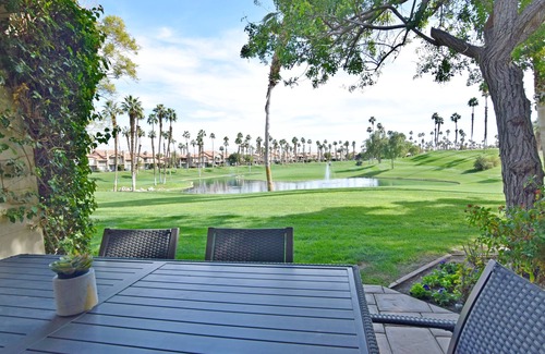 Palm Desert Condo | Wonderful Lakeside and golf course view! No taxes for 28 night stay or longer.